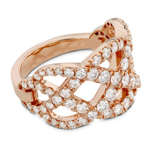 Load image into Gallery viewer, Intertwining Diamond Right Hand Ring