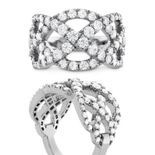 Load image into Gallery viewer, Intertwining Diamond Right Hand Ring