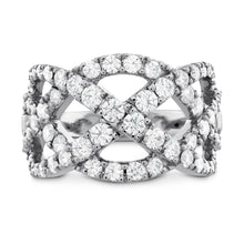 Load image into Gallery viewer, Intertwining Diamond Right Hand Ring