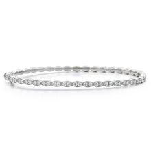 Load image into Gallery viewer, Lorelei Floral Diamond Bangle