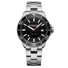 Load image into Gallery viewer, Tango 300 Men's Steel Black Diver Quartz Watch