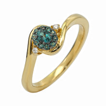 Load image into Gallery viewer, Halo Swirl Ring