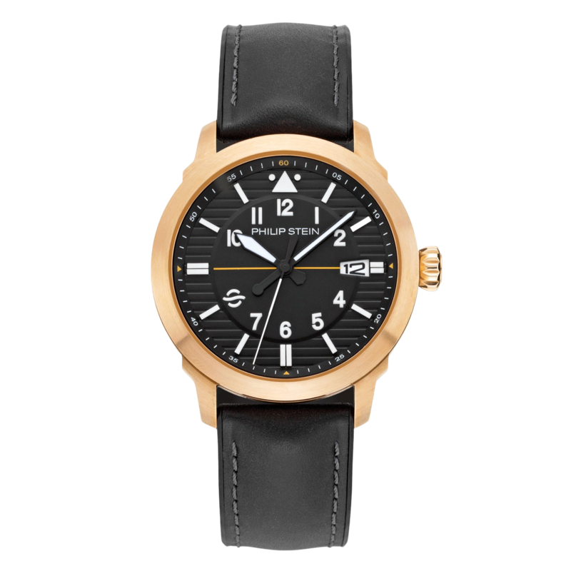 Skyfinder 43mm Black Dial Bronze Watch