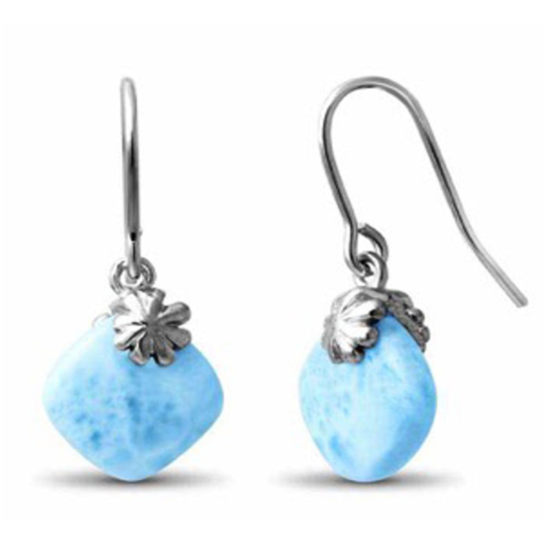 Abril Larimar Earrings