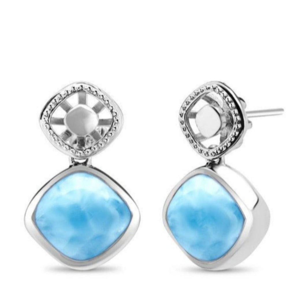 Aspen Larimar Earrings