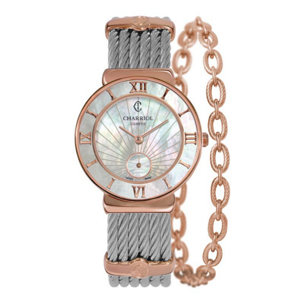 St-Tropez 30mm Rose Gold Plated Watch