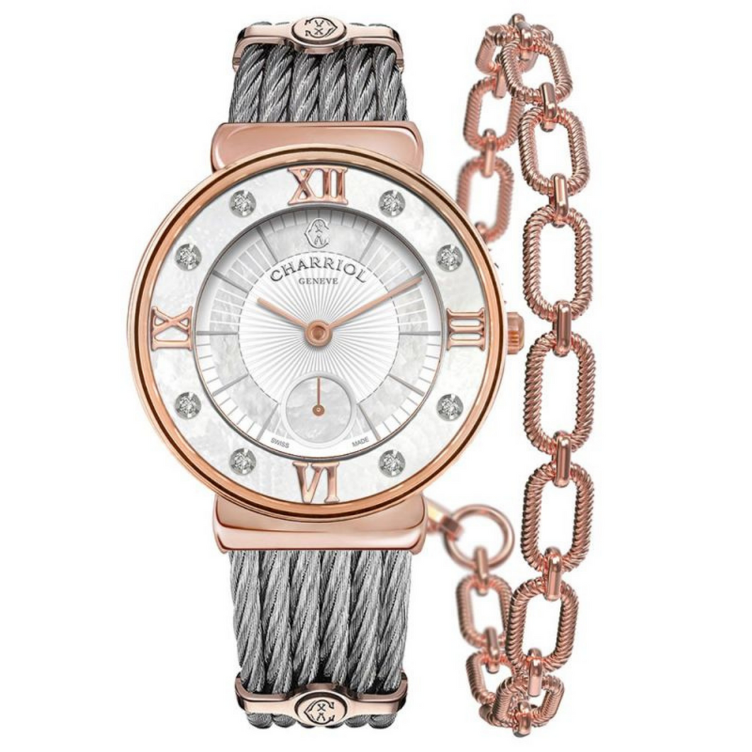 St-Tropez 30mm Rose Gold Plated Watch
