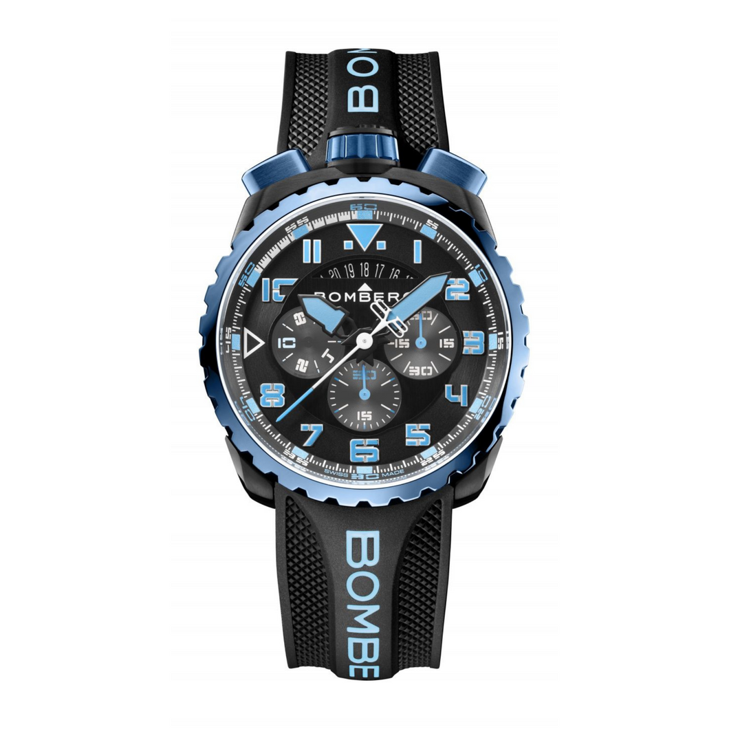 Bolt-68 Neon-2 blue & Black Watch- Special Edition