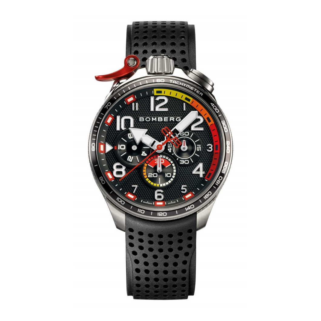 Bolt-68 Racing Black & Red Watch