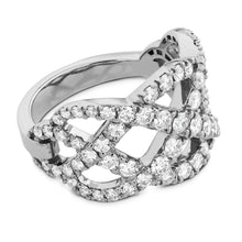 Load image into Gallery viewer, Intertwining Diamond Right Hand Ring
