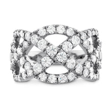 Load image into Gallery viewer, Intertwining Diamond Right Hand Ring
