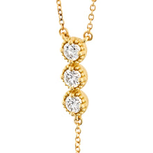 Load image into Gallery viewer, Liliana Milgrain Diamond Lariat Necklace
