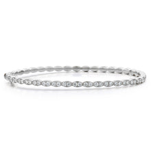 Load image into Gallery viewer, Lorelei Floral Diamond Bangle

