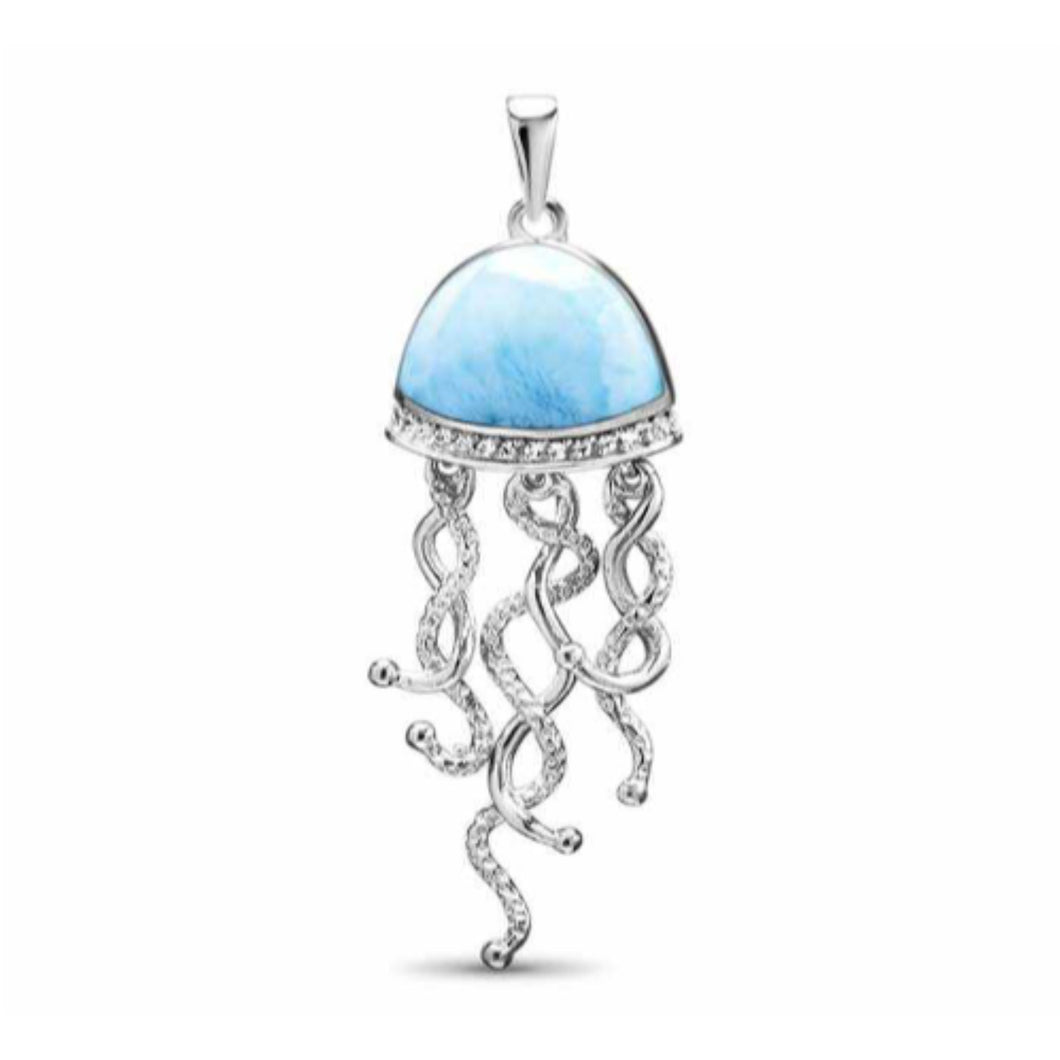 Jellyfish Larimar Necklace