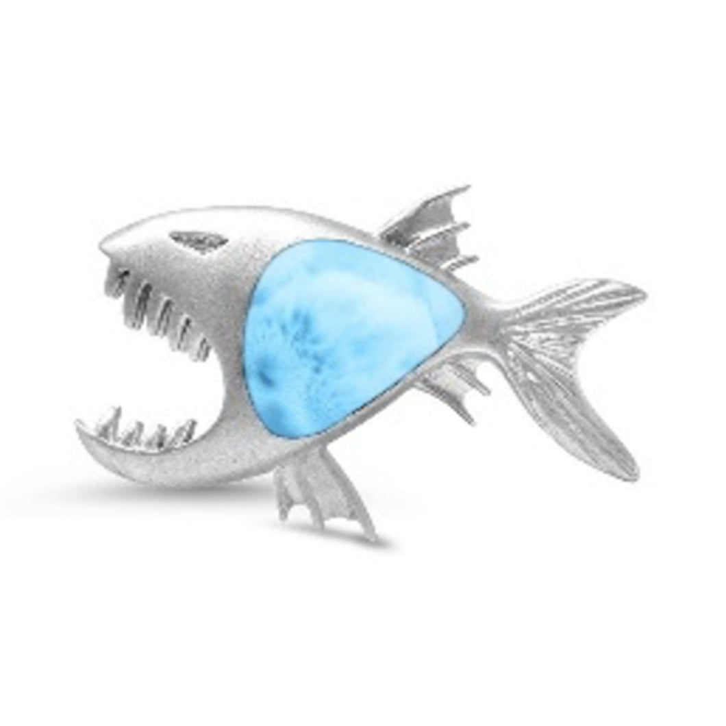 Piranha Larimar Necklace