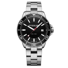 Load image into Gallery viewer, Tango 300 Men&#39;s Steel Black Diver Quartz Watch
