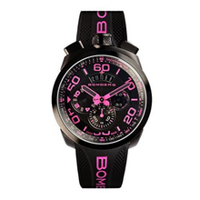 Load image into Gallery viewer, Bolt-68 Black &amp; Neon Pink Watch
