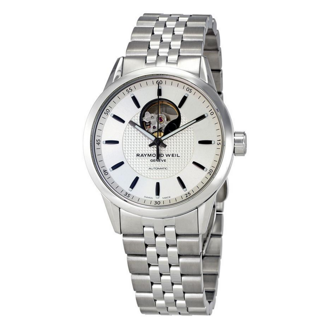 Freelancer Silver Dial Automatic Men's Steel Watch