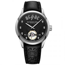 Load image into Gallery viewer, Freelancer AC/DC Limited Edition Black Leather Watch
