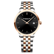 Load image into Gallery viewer, Toccata Classic Men&#39;s Steel Black Dial Quartz Watch
