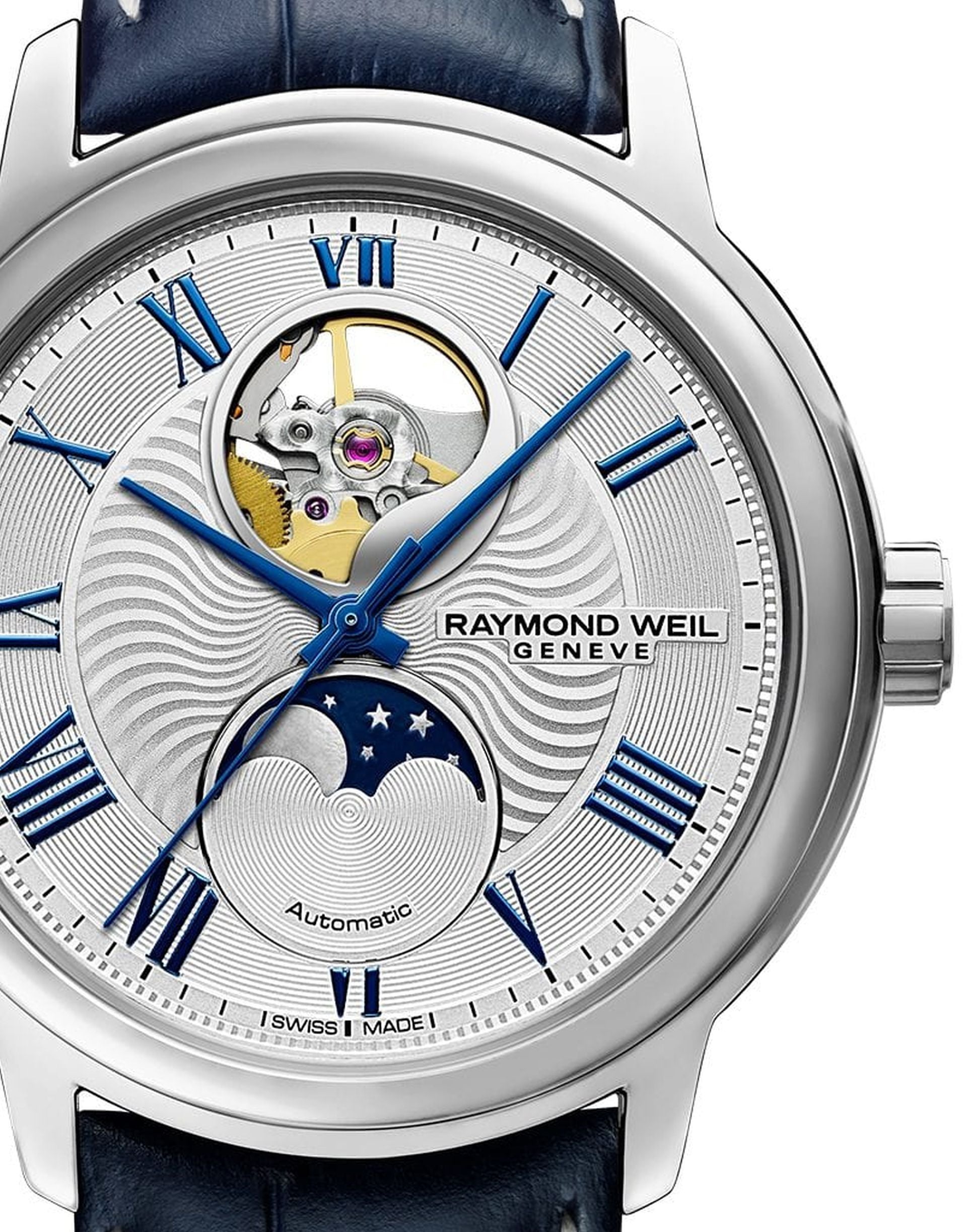 Raymond Weil Maestro Men's Moon Phase Automatic Leather