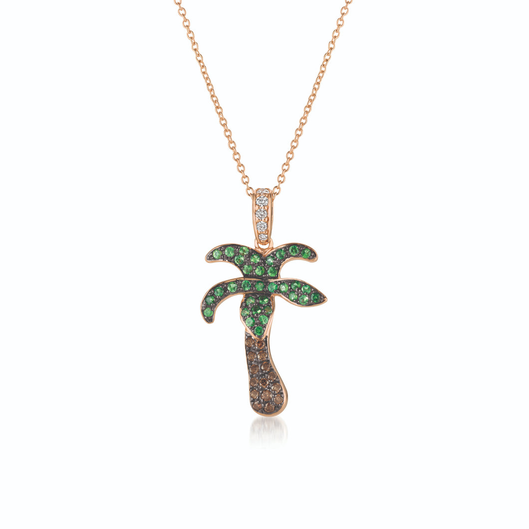 Le Vian 14K Strawberry Gold Palm Tree Necklace