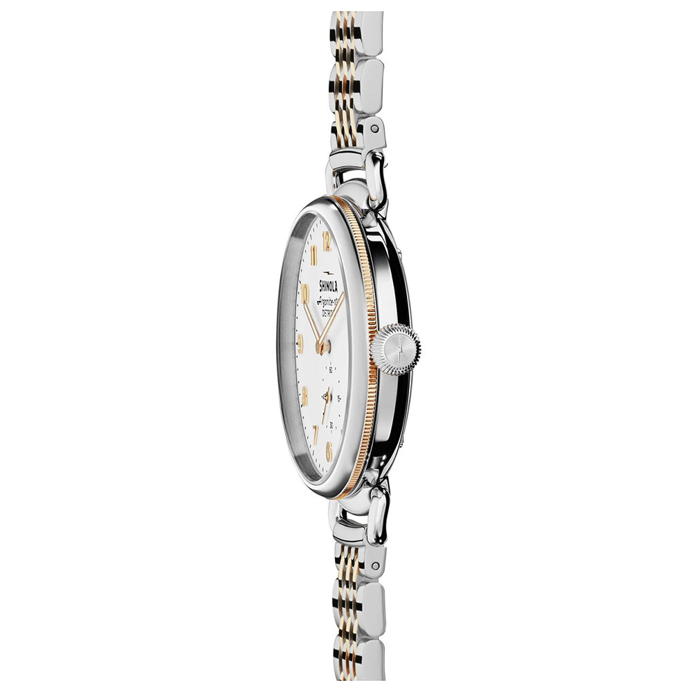 Shinola Canfield 38mm Steel & Rose Gold PVD Watch – Gold  display picture 1
