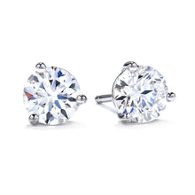Load image into Gallery viewer, Three Prong Stud Earrings
